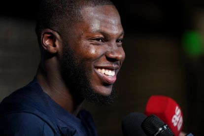 US midfielder Yunus Musah speaks to the media during a post match press conference after the men's friendly soccer match between the US and Panama, in Austin, Texas, USA, 12 Oct. 2024. EPA-EFE/DUSTIN SAFRANEK