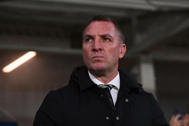 Celtic's coach Brendan Rodgers looks on during the UEFA Champions League soccer match between Atalanta BC and Celtic FC at the Bergamo Stadium in Bergamo, Italy, 23 October 2024. EPA-EFE/MICHELE MARAVIGLIA