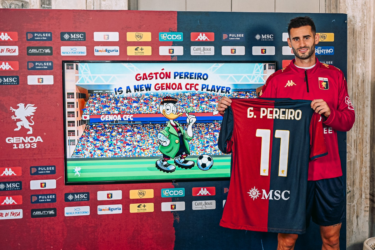 Gaston Pereiro signs for Genoa as free agent until 2025