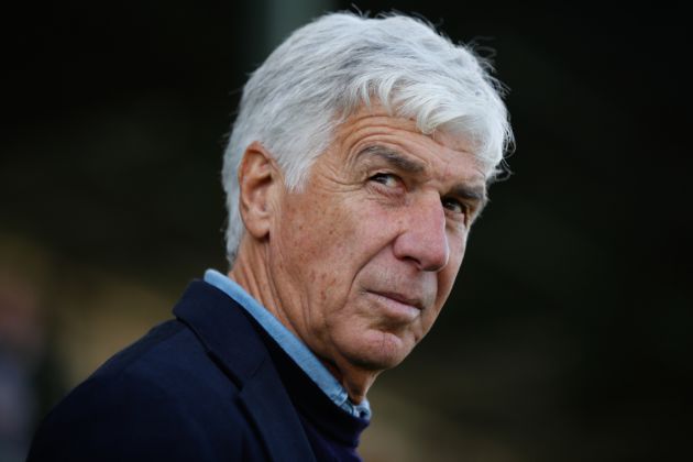 VENICE, ITALY - OCTOBER 20: Manager of Atalanta Gian Piero Gasperini during the Serie A match between Venezia and Atalanta at Stadio Pier Luigi Penzo on October 20, 2024 in Venice, Italy. (Photo by Timothy Rogers/Getty Images)