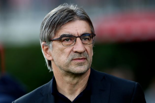 MONZA, ITALY - OCTOBER 06: Ivan Juric, Head Coach of AS Roma, looks on prior to the Serie A match between Monza and AS Roma at U-Power Stadium on October 06, 2024 in Monza, Italy. (Photo by Marco Luzzani/Getty Images)