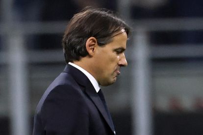 epa11687849 Inter Milan’s coach Simone Inzaghi looks on during the Italian Serie A soccer match between FC Inter and Juventus FC, in Milan, Italy, 27 October 2024. EPA-EFE/MATTEO BAZZI