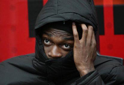 AC Milan’s forward Rafael Leao reacts on the bench ahead of the Italian Serie A soccer match between AC Milan and Udinese at the Giuseppe Meazza Stadium in Milan, Italy, 19 Ocrober 2024. EPA-EFE/Daniel Dal Zennaro