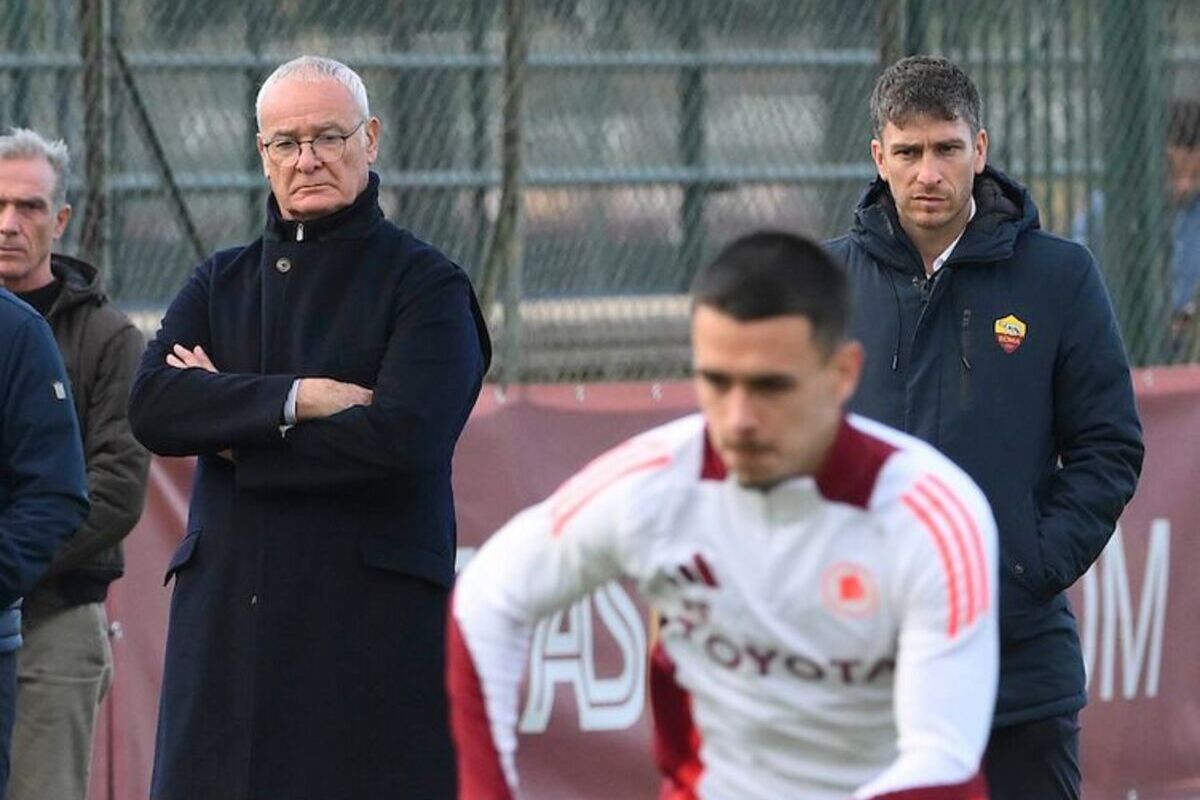 Ranieri Ghisolfi Roma training session 