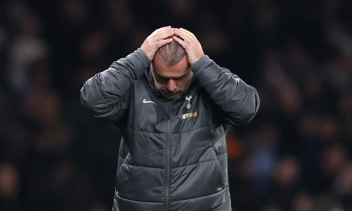 Ange Postecoglou Tottenham frustrated Roma