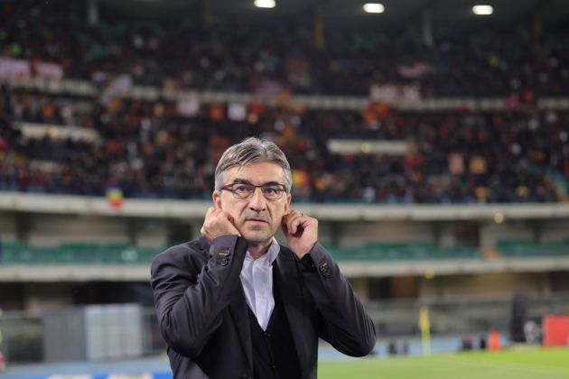 epa11699272 AS Roma's head coach Ivan Juric looks on before the Italian Serie A soccer match Hellas Verona vs AS Roma at Marcantonio Bentegodi stadium in Verona, Italy, 03 November 2024. EPA-EFE/Emanuele Pennnacchio