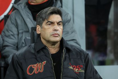 epa11736810 AC Milan's coach Paulo Fonseca reacts during the Italian Serie A soccer match AC Milan vs Juventus FC at Giuseppe Meazza Stadium in Milan, Italy, 23 November 2024. EPA-EFE/ROBERTO BREGANI