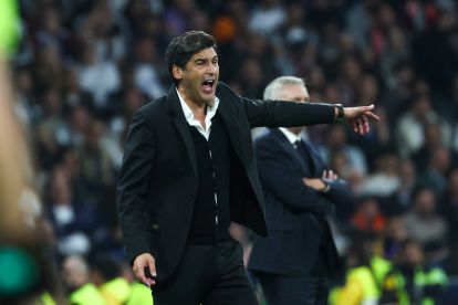 AC Milan's head coach Paulo Fonseca gestures during the UEFA Champions League soccer match between Real Madrid and AC Milan, in Madrid, Spain, 05 November 2024. EPA-EFE/Kiko Huesca (Pre-Juventus)