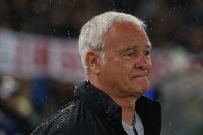 Ranieri in tears during Roma vs Parma in 2019