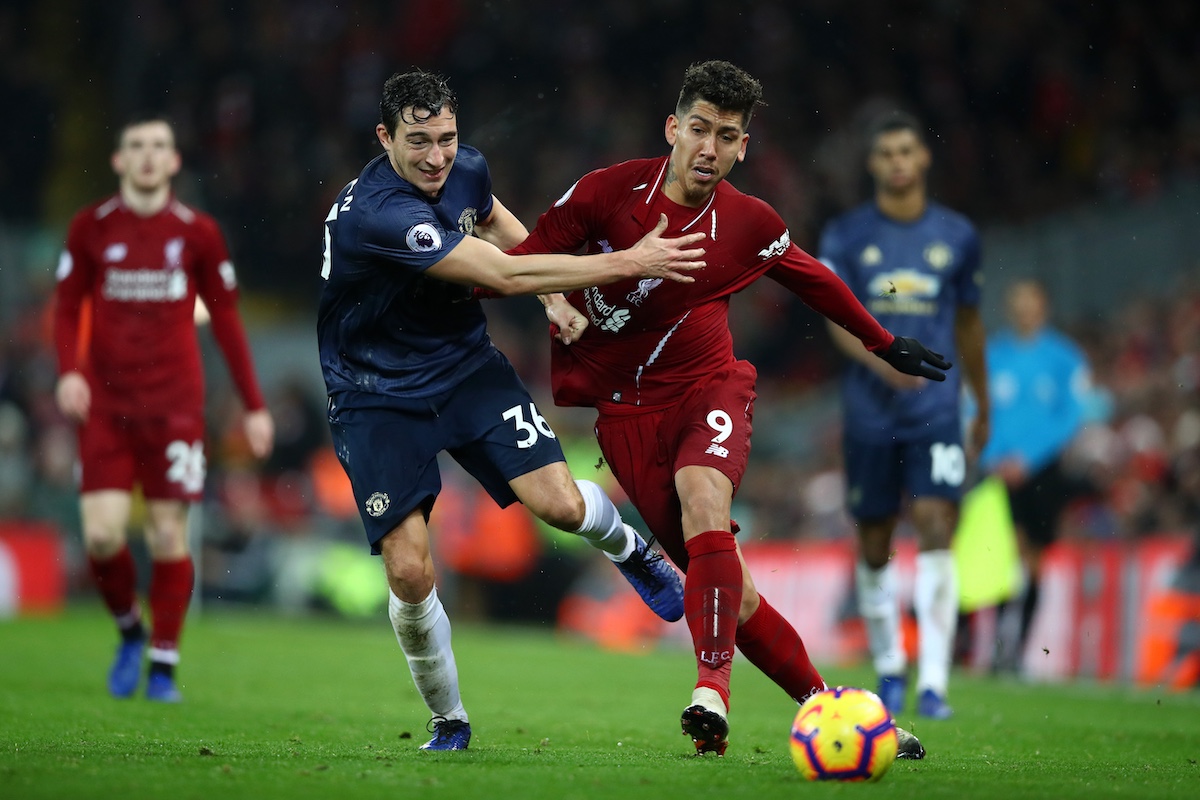 Darmian à Manchester United contre Liverpool