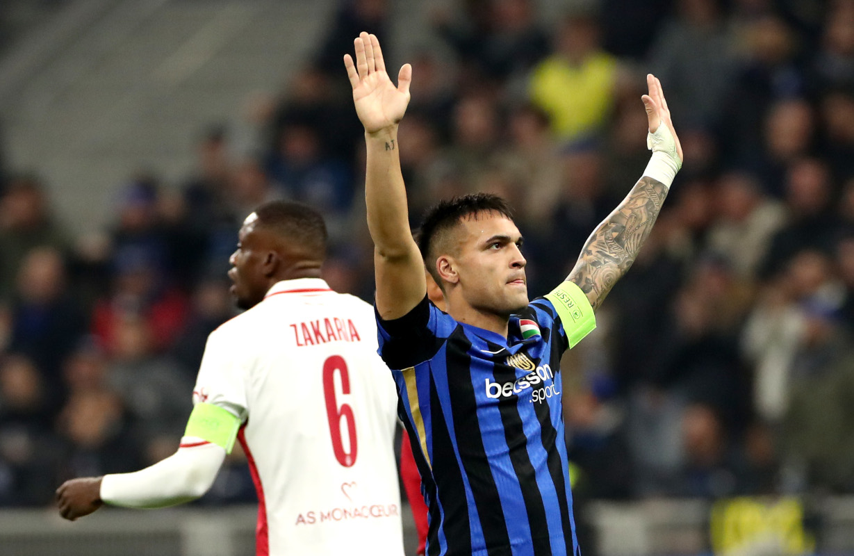 Champions League | Inter-Monaco 3-0: Lautaro Martinez eroe della tripletta