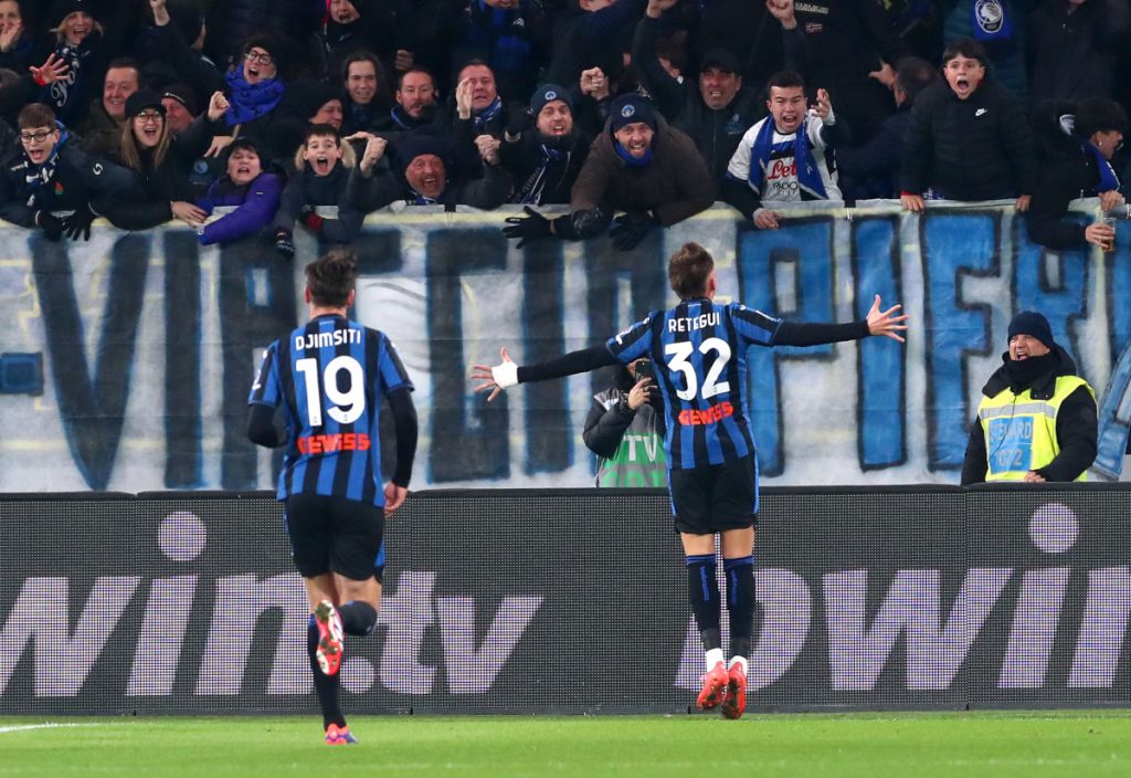 Mateo Retegui celebrating a goal