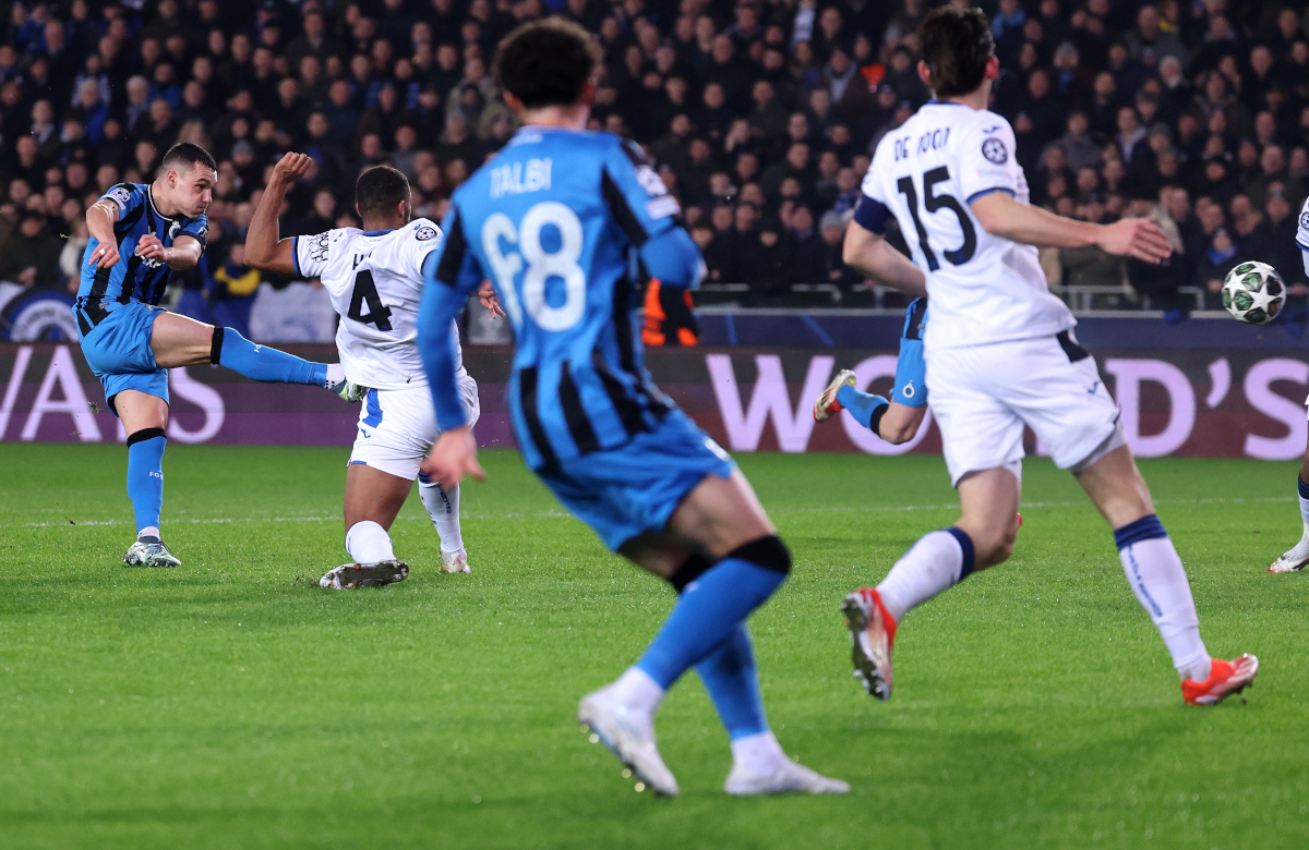 Ferran Jutgla gol Club Brugge vs Atalanta