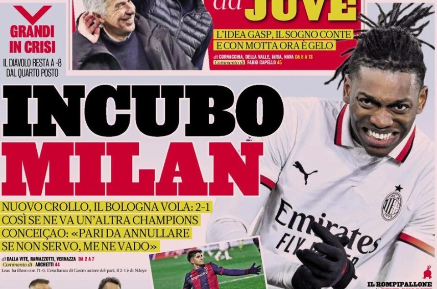 Today's Papers - Milan nightmare, possible Motta replacements at Juventus