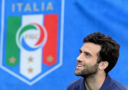 FLORENCE, ITALY - MAY 27: Giuseppe Rossi of Italy during a training session at Coverciano on May 27, 2014 in Florence, Italy. (Photo by Claudio Villa/Getty Images)