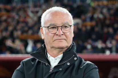 ROME, ITALY - APRIL 06: Claudio Ranieri, Head Coach of AS Roma looks on prior to the Serie A match between AS Roma and Juventus at Stadio Olimpico on April 06, 2025 in Rome, Italy. (Photo by Paolo Bruno/Getty Images)