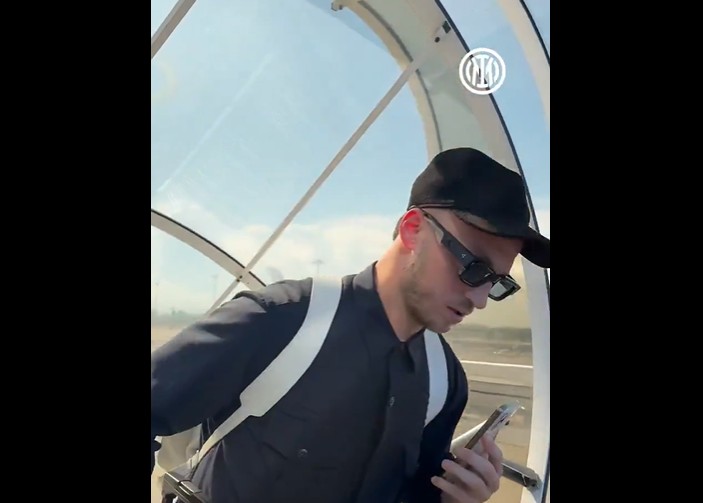 Video: Inter fly out to Barcelona for Champions League semifinal