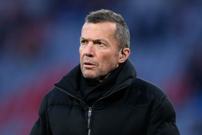 MUNICH, GERMANY - FEBRUARY 24: Former Inter and Bayern player and TV expert Lothar Matthäus is seen prior to the Bundesliga match between FC Bayern München and RB Leipzig at Allianz Arena on February 24, 2024 in Munich, Germany. (Photo by Matthias Hangst/Getty Images)