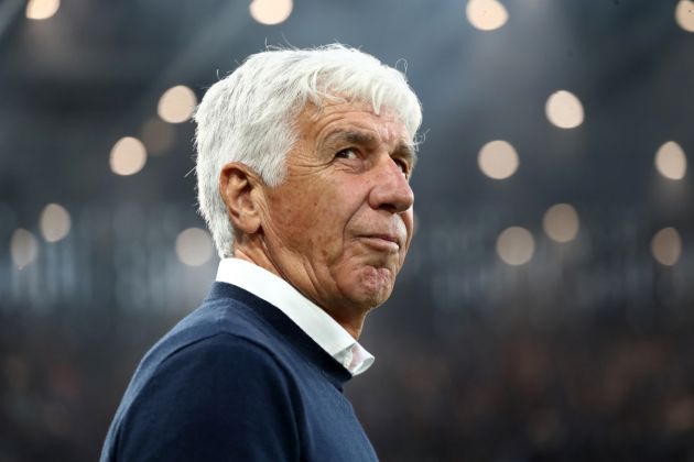BERGAMO, ITALY - MAY 25: Gian Piero Gasperini, Head Coach of Atalanta, looks on prior to the Serie A match between Atalanta and Parma at Gewiss Stadium on May 25, 2025 in Bergamo, Italy. (Photo by Marco Luzzani/Getty Images)