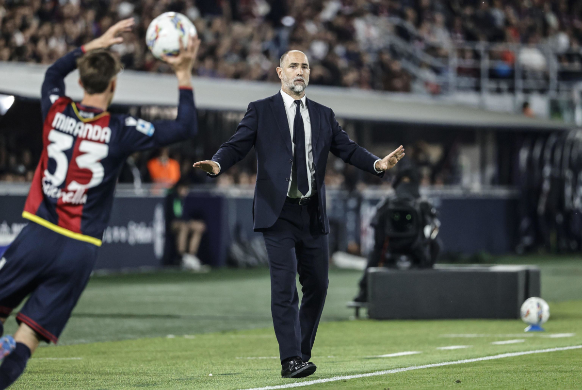 Tréner Juventus Igor Tudor Reagens počas talianskej série A futbalového zápasu Bologna City, 4. mája 2025. EPA-EFE / Elisabetta Baracchi