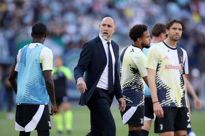 ROME, ITALY - MAY 10: Igor Tudor, Head Coach of Juventus, looks on prior to the Serie A match between SS Lazio and Juventus at Stadio Olimpico on May 10, 2025 in Rome, Italy. (Photo by Paolo Bruno/Getty Images)
