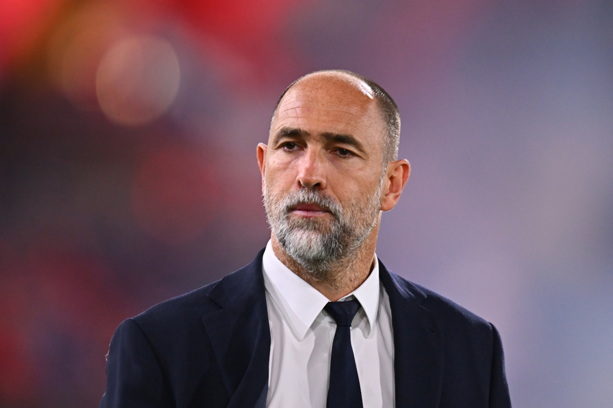 Bologna, Taliansko - 04. mája: Igor Tudor, hlavný Tudor, zápas, zápas medzi Bolognou a Juventusom na 34, 2025 v Bologni v Taliansku. (Foto: Alessandro Sabattini / Getty Images)
