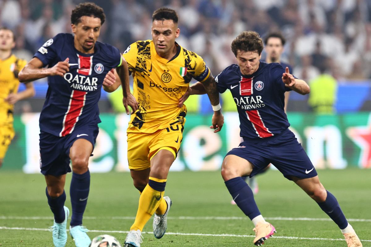 Del Piero: Champions League Final like a ‘friendly’ for PSG 3 epa12147963 Lautaro Martinez (C) of Inter and Marquinhos (L) and Joao Neves (R) of PSG in action during the UEFA Champions League final between Paris Saint-Germain and Internazionale Milano, in Munich, Germany, 31 May 2025. EPA-EFE/ANNA SZILAGYI