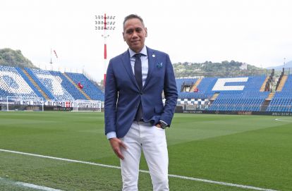 COMO, ITALY - MAY 10: Como 1907 president Mirwan Suwarso during the Serie A match between Como 1907 and Cagliari Calcio at Stadio G. Sinigaglia on May 10, 2025 in Como, Italy. (Photo by Marco Luzzani/Getty Images)