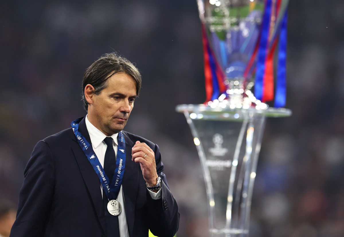 Inzaghi won’t confirm Inter coach status for Club World Cup after Al-Hilal report 1 epa12148298 Inter head coach Simone Inzaghi walks past the trophy after losing the UEFA Champions League final between Paris Saint-Germain and Internazionale Milano, in Munich, Germany, 31 May 2025. EPA-EFE/ANNA SZILAGYI