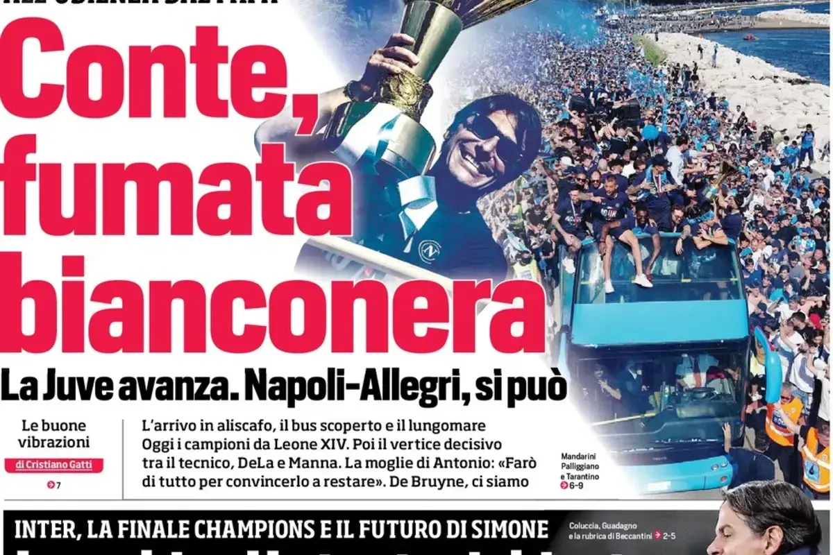 Today’s Papers: Conte party and farewell, Inzaghi requests, Zaniolo chaos – Football Italia