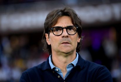 TURIN, ITALY - MAY 02: Paolo Vanoli, Head Coach of Torino, looks on prior to the Serie A match between Torino and Venezia at Stadio Olimpico di Torino on May 02, 2025 in Turin, Italy. (Photo by Valerio Pennicino/Getty Images)