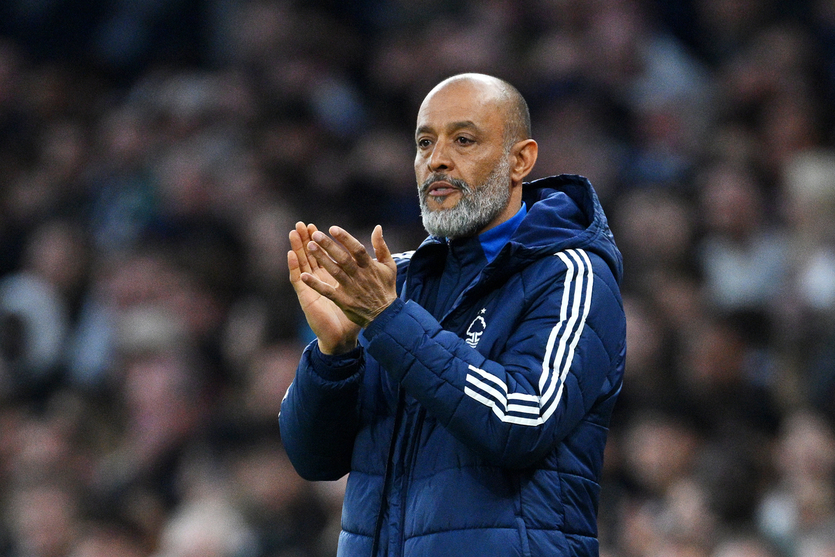 LONDON, ENGLAND - APRIL 21: Nuno Espirito Santo, Manager of Nottingham Forest, applauds during the Premier League match between Tottenham Hotspur FC and Nottingham Forest FC at Tottenham Hotspur Stadium on April 21, 2025 in London, England. (Photo by Justin Setterfield/Getty Images)