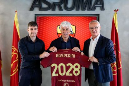 Gian Piero Gasperini is the new Roma coach