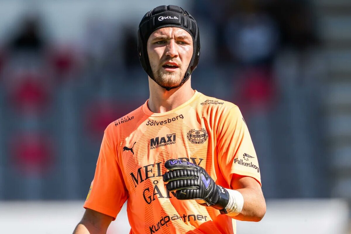 Noel Törnqvist of Swedish Allsvenskan side Mjällby.