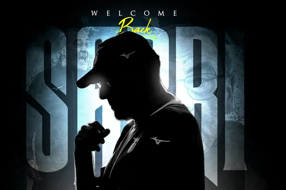 Official: Maurizio Sarri returns to Lazio as head coach 15 months after his resignation (picture via www.sslazio.it)