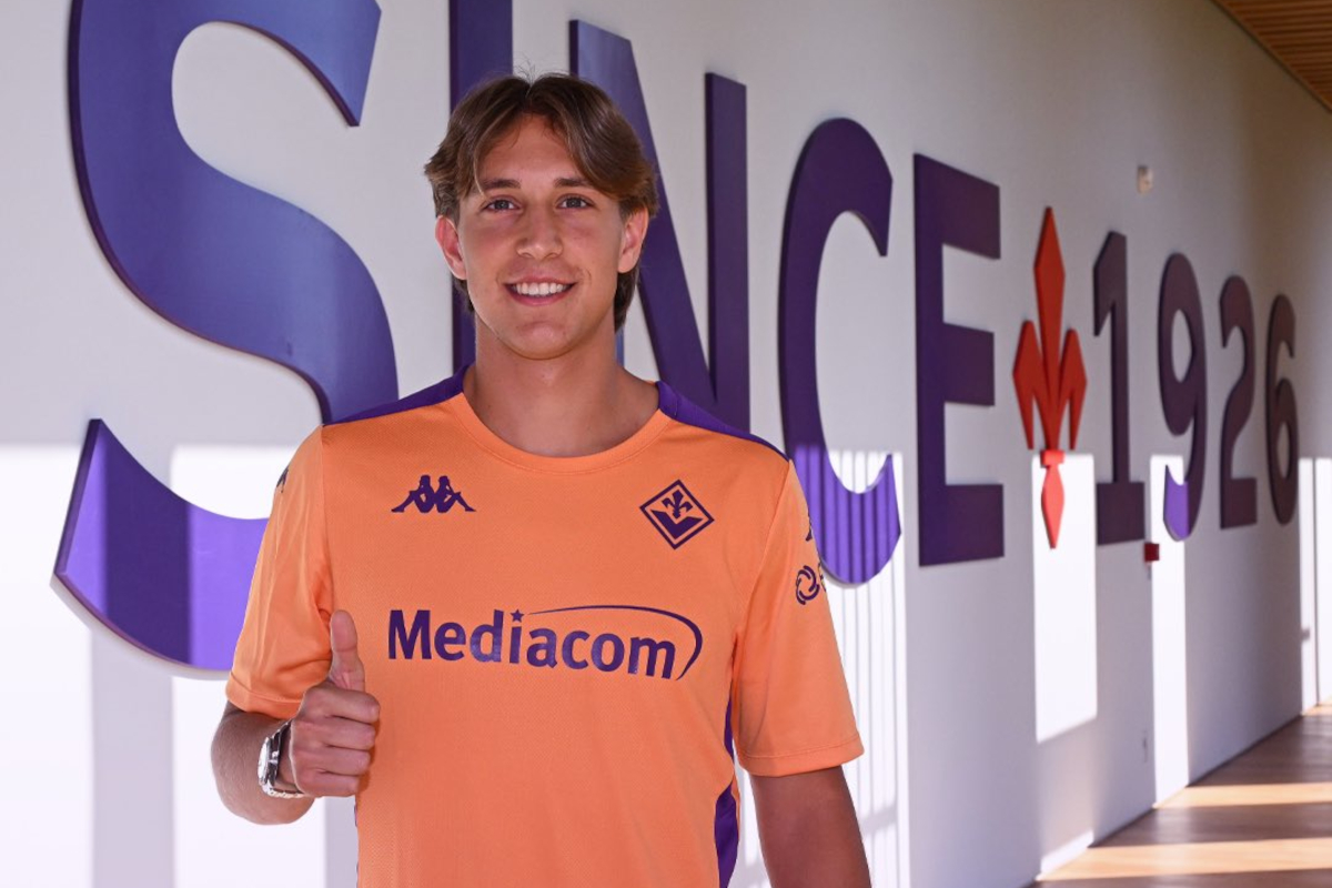 Jacopo Fazzini undergoing his Fiorentina medical