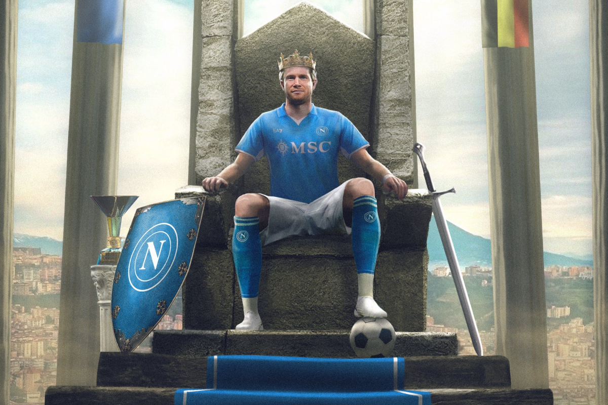 Kevin De Bruyne Napoli announcement