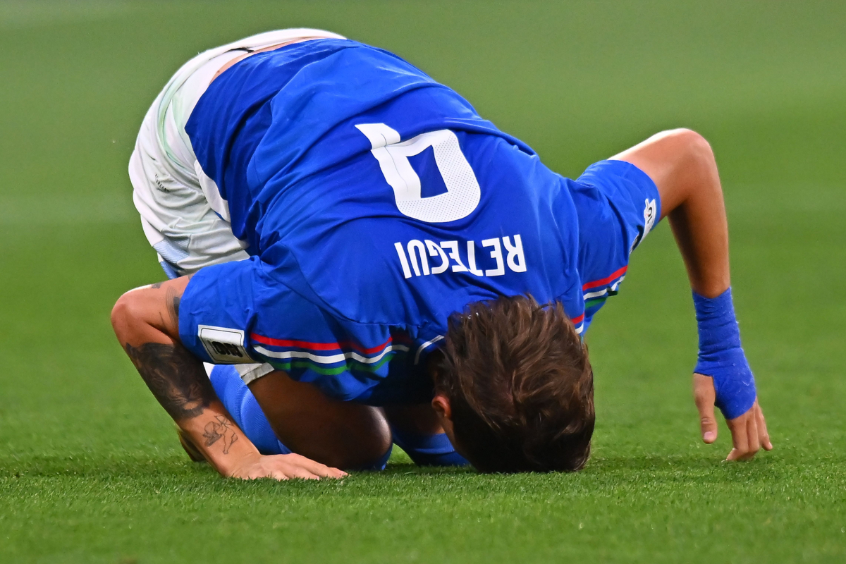 Reggio Nerruemilia, Italy - June 9: Italy's Mateoletegui during FIFA 2026 qualifying between Italy and Moldova at Mapay Stadium - Citta 'del Tricolore at Reggionel Emilia, Italy, June 9, 2025. (Photo: Alessandro Sabattini/Getty Images)