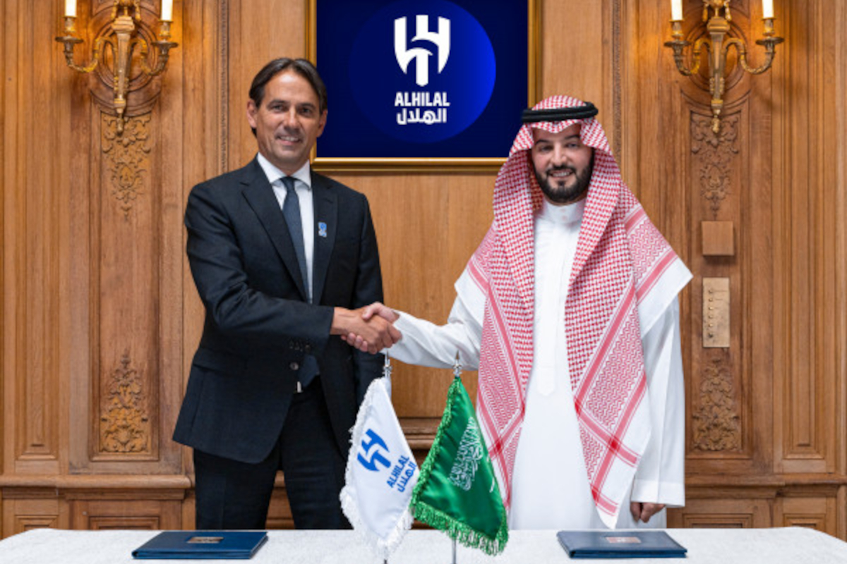 Simone Inzaghi is the new coach of Al-Hilal