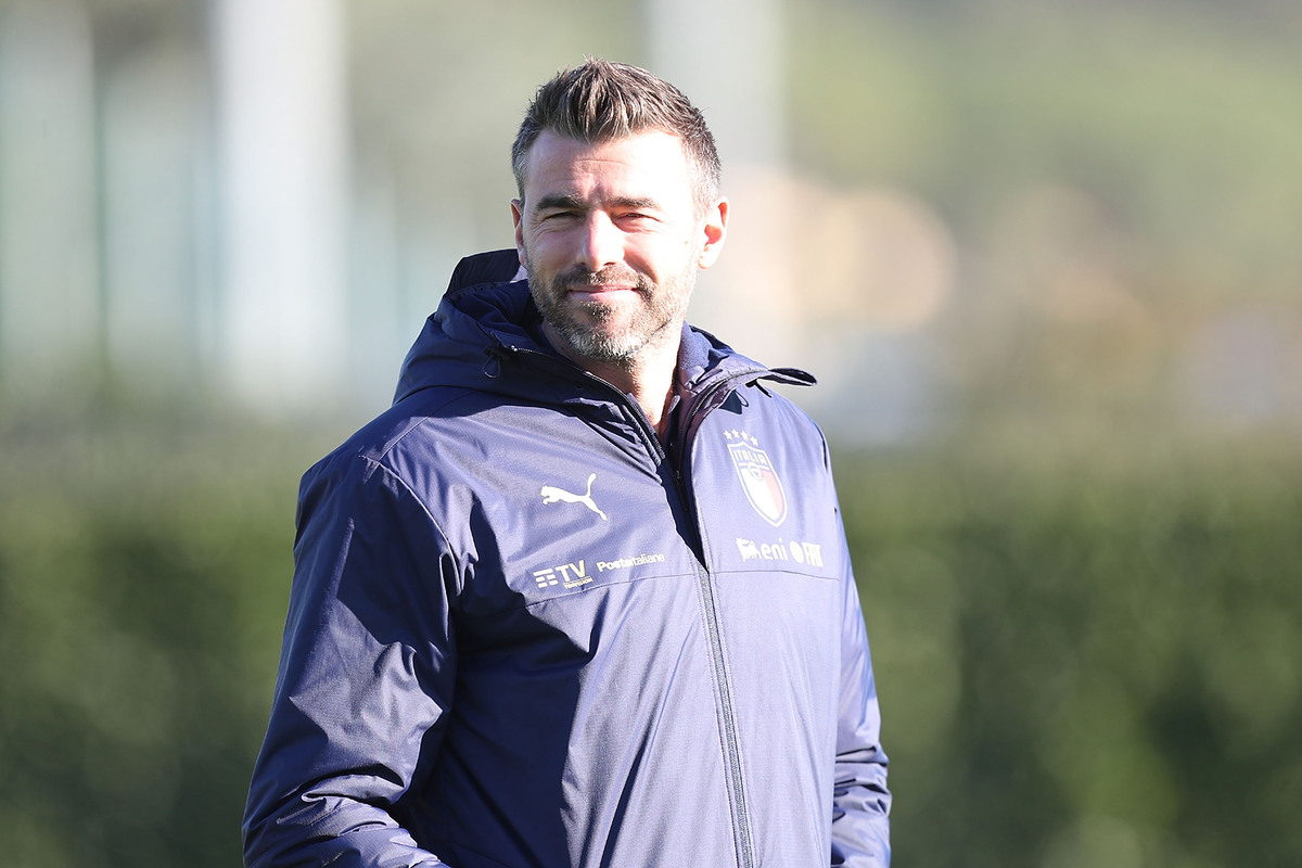 FLORENCE, ITALY - DECEMBER 07: Andrea Barzagli of FIGC during the international friendly match between Italy U17 and France U17 at Centro Tecnico Federale di Coverciano on December 7, 2021 in Florence, Italy. (Photo by Gabriele Maltinti/Getty Images)