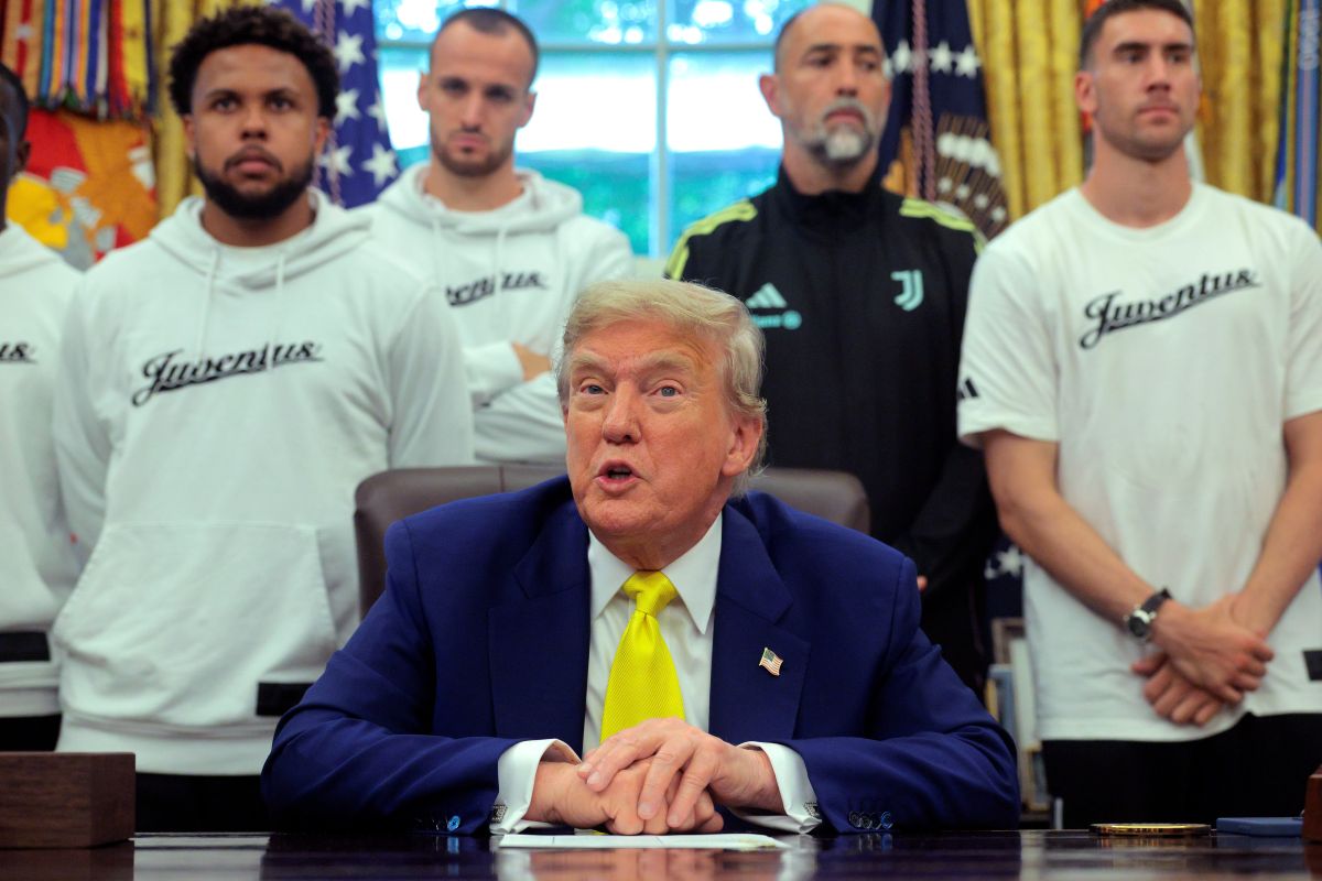 Video: Juventus meet Trump as US President answers questions on transphobia and Iran