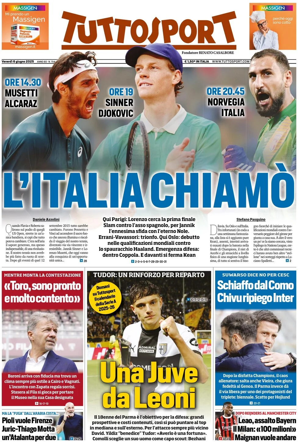 Portada de Tuttosport