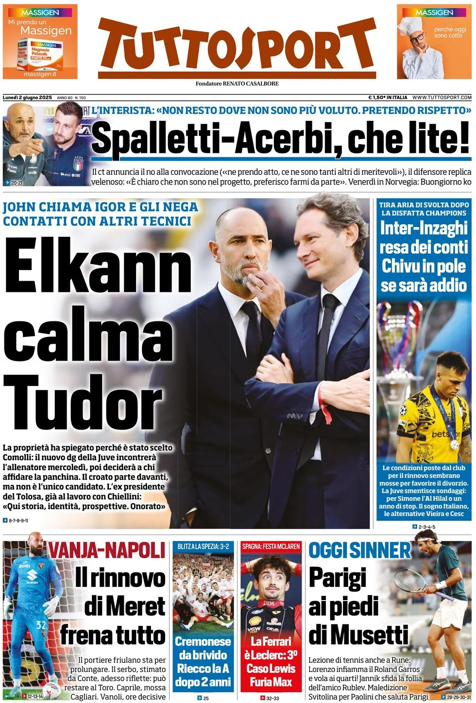 Tuttosport cover