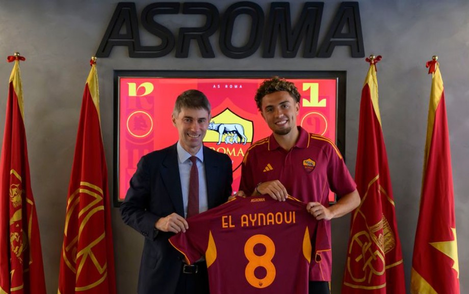 El Aynaoui reveals Barcelona inspiration behind Roma squad No. after official transfer