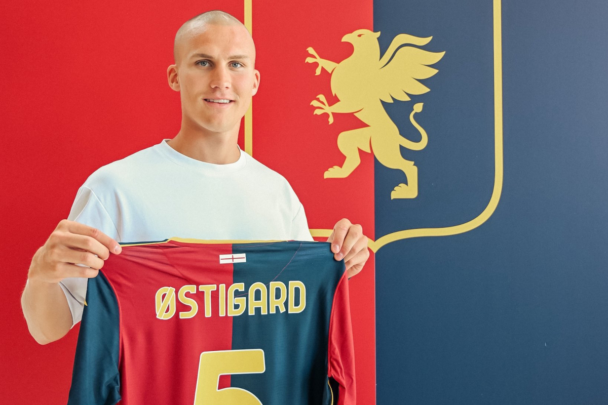 Official : Ostigard makes return to Genoa with option to buy for 8m
