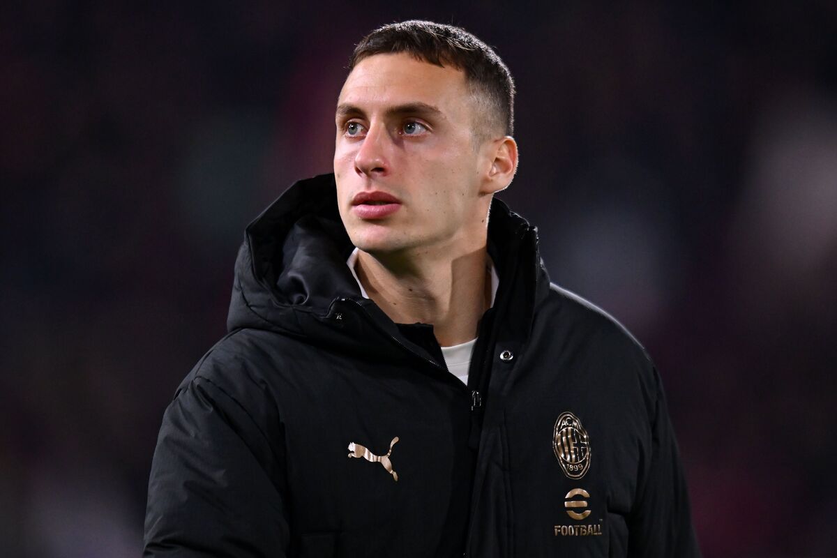 BOLOGNE, ITALIE - 27 FÉVRIER : Filippo Terracciano de l'AC Milan lors du match Serie A entre Bologne et l'AC Milan au Stadio Renato Dall'Ara le 27 février 2025 à Bologne, Italie. (Photo d'Alessandro Sabattini/Getty Images)