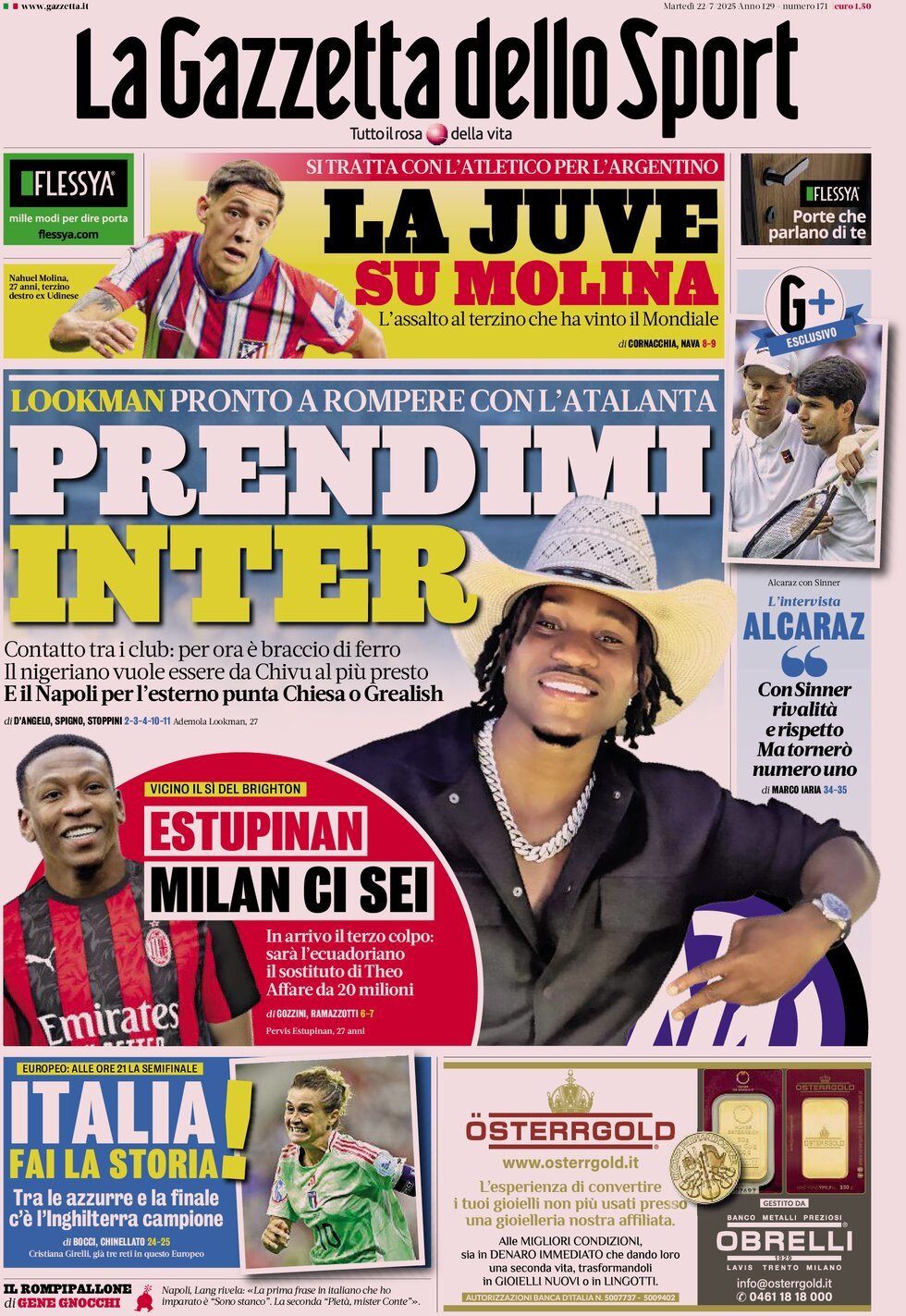 Right this moment's Papers - Kolo Muani threat, Lookman pushes for Inter transfer Rehmat Boutique Right this moment's Papers - Kolo Muani threat, Lookman pushes for Inter transfer Rehmat Boutique