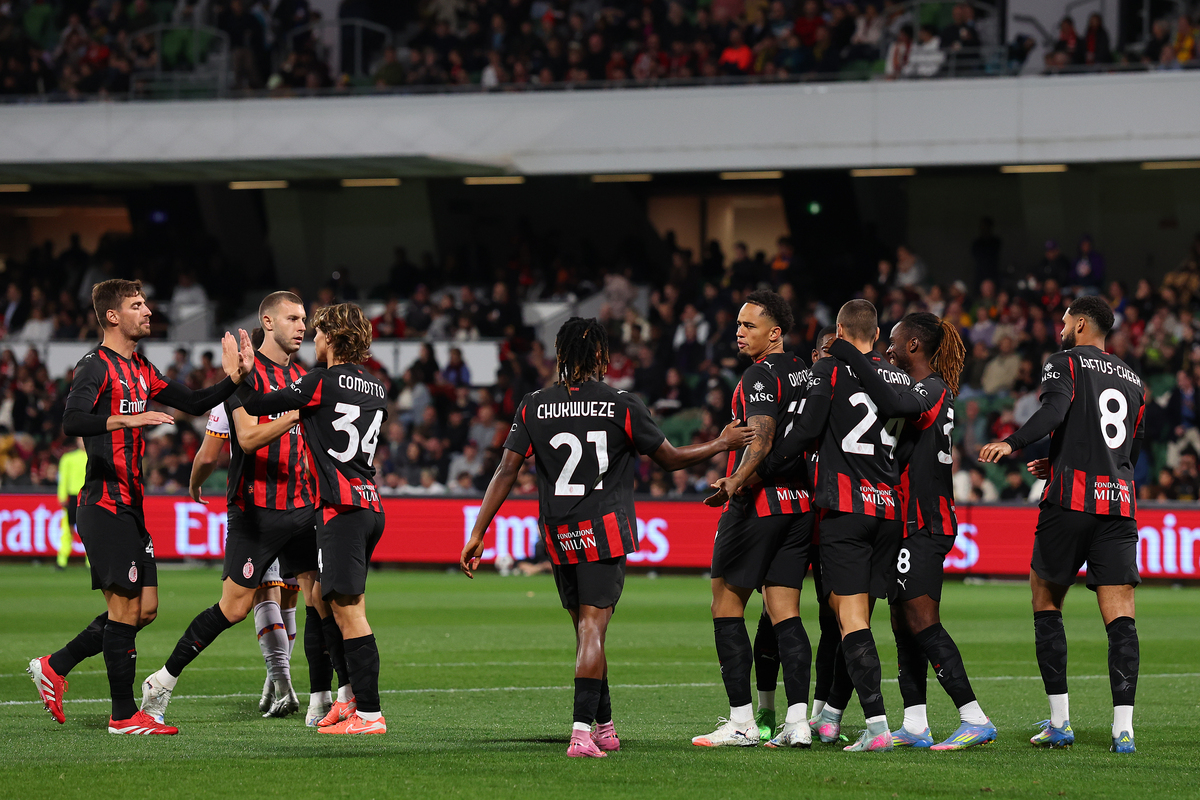 AC Milan celebration
