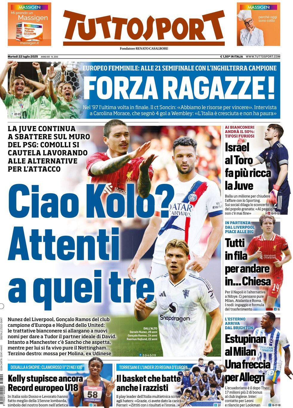 Right this moment's Papers - Kolo Muani threat, Lookman pushes for Inter transfer Rehmat Boutique Right this moment's Papers - Kolo Muani threat, Lookman pushes for Inter transfer Rehmat Boutique