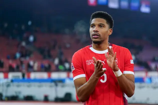 ZURICH, SWITZERLAND - NOVEMBER 15: Torino transfer target Aurele Amenda of Switzerland looks dejected and disappointed after the UEFA Nations League 2024/25 League A Group A4 match between Switzerland and Serbia at Stadion Letzigrund on November 15, 2024 in Zurich, Switzerland. (Photo by Daniela Porcelli/Getty Images)